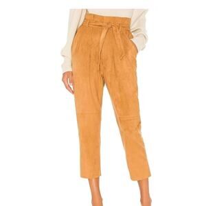 New ~ FREE PEOPLE ~ Nightfall Vegan -Suede Pants Size 6 GORGEOUS FALL